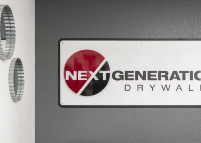 Custom signage for Next Generation Drywall